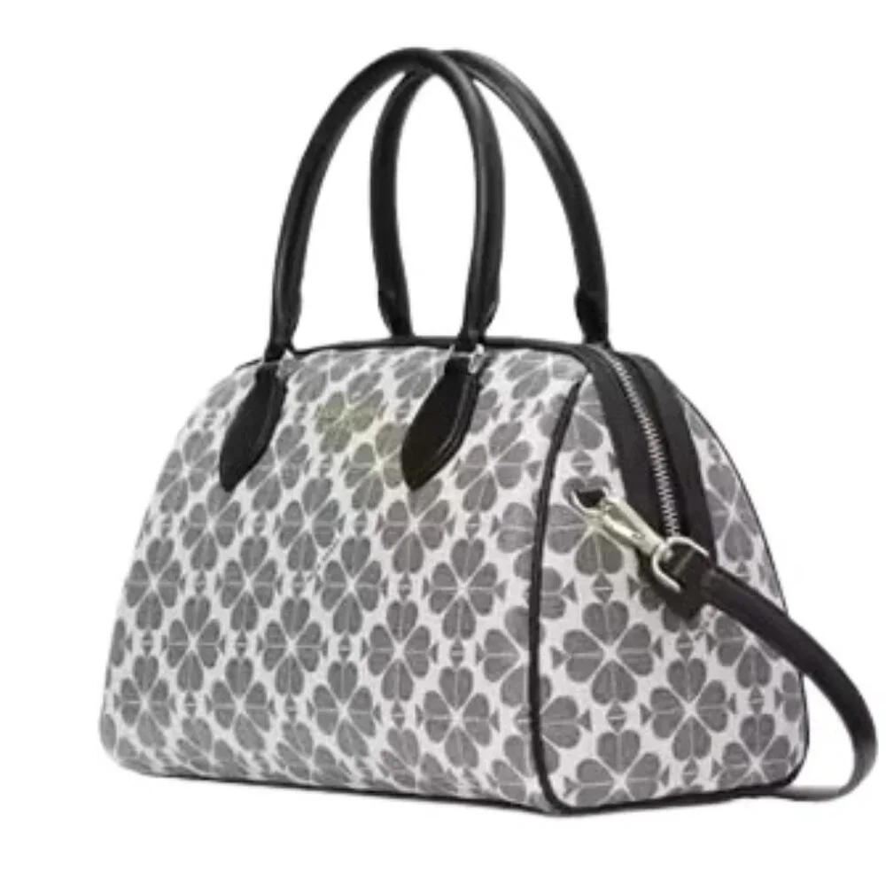 NWT ⭐ KATE SPADE #1831 Signature Spade Flower Large Dolly Duffle Crossbody ✨ NWT
